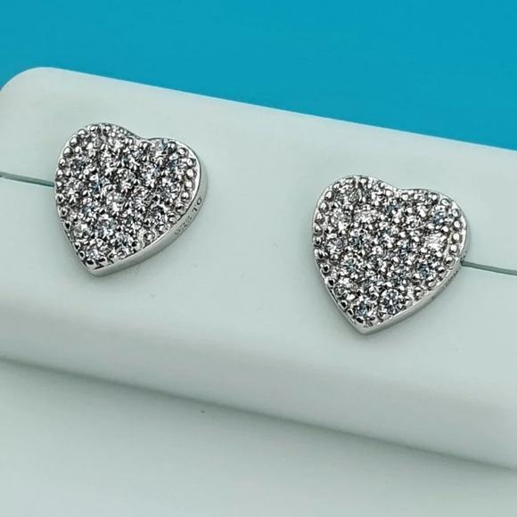"925 Sterling Silver CZ Beautiful Earrings for Women, 1USPAR4229 - Picture 2 of 11